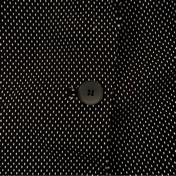 Lane Bryant black white one button blazer jacket size 26
 b47 - Picture 4 of 5